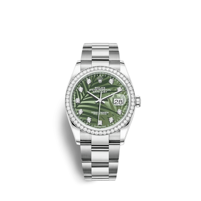 Replica Rolex Datejust 126284RBR 36mm Verde oliva