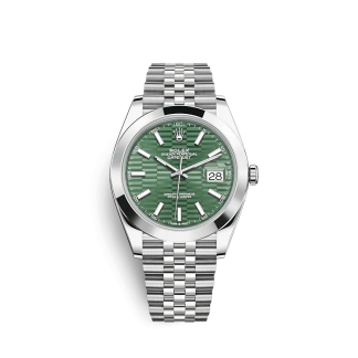 Replica Rolex Datejust 126300 41 mm motivo scanalato Jubilee