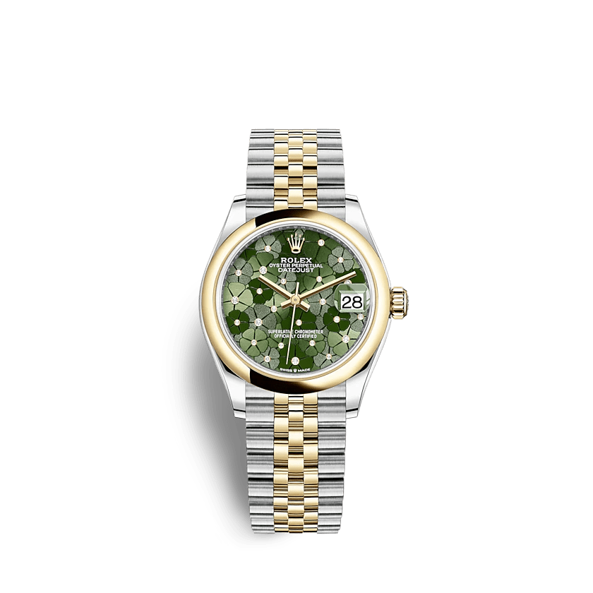 Replica Rolex Datejust 278243 31mm Verde oliva