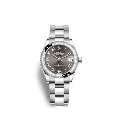 Replica Rolex Datejust 31mm 278344RBR Grigio scuro