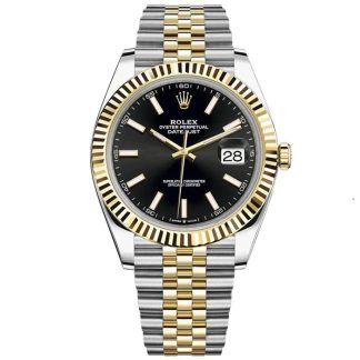 Replica Rolex Datejust 41mm 126333 Nero Indice Giubileo