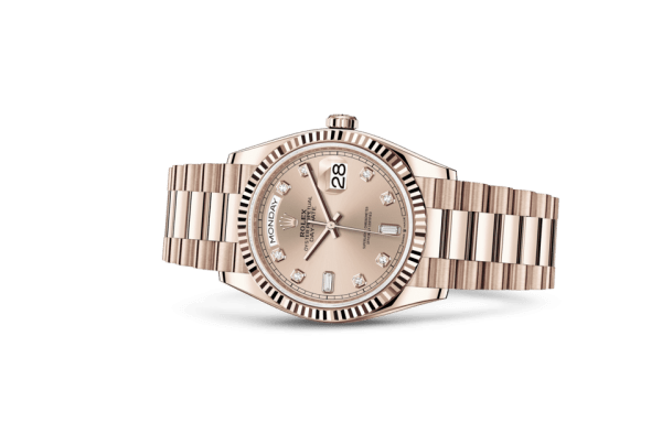 Replica Rolex Day-Date 36 Oyster 36 mm Oro Everose 128235 - immagine 2