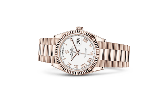 Replica Rolex Day-Date 36 Oyster 36 mm Oro Everose 128235 - immagine 2