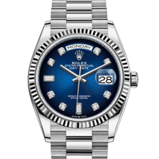 Replica Rolex Day-Date 36 Oyster 36 mm oro bianco 128239