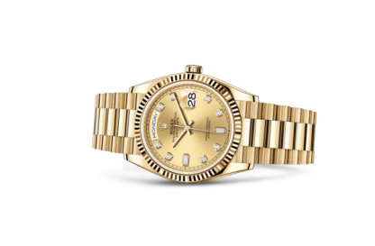 Replica Rolex Day-Date 36 Oyster 36 mm oro giallo 128238 - immagine 2