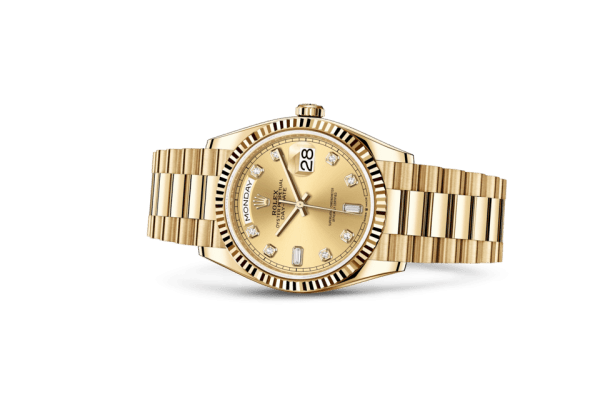 Replica Rolex Day-Date 36 Oyster 36 mm oro giallo 128238 - immagine 2