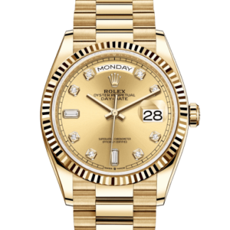 Replica Rolex Day-Date 36 Oyster 36 mm oro giallo 128238