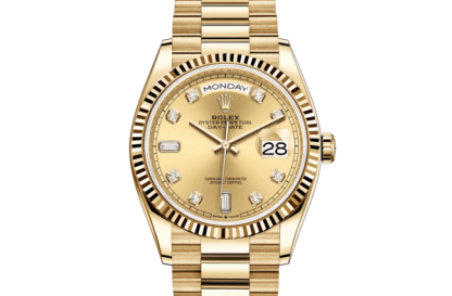 Replica Rolex Day-Date 36 Oyster 36 mm oro giallo 128238