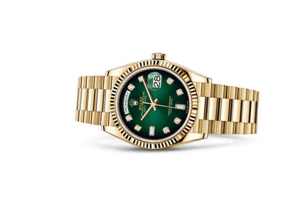 Replica Rolex Day-Date 36 Oyster 36 mm oro giallo 128238 - immagine 2