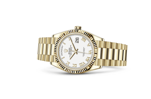 Replica Rolex Day-Date 36 Oyster 36 mm oro giallo 128238 - immagine 2