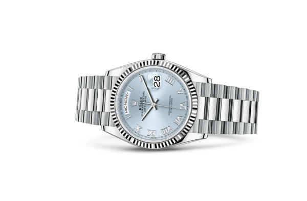 Replica Rolex Day-Date 36 Oyster 36 mm platino 128236 - immagine 2
