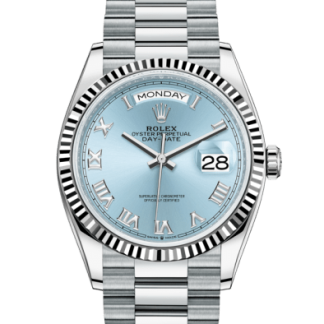 Replica Rolex Day-Date 36 Oyster 36 mm platino 128236