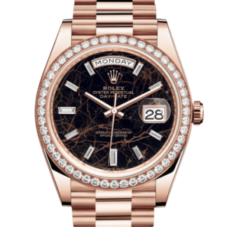 Replica Rolex Day-Date 40 Oyster 40 mm Everose oro e diamanti 228345RBR