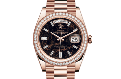 Replica Rolex Day-Date 40 Oyster 40 mm Everose oro e diamanti 228345RBR