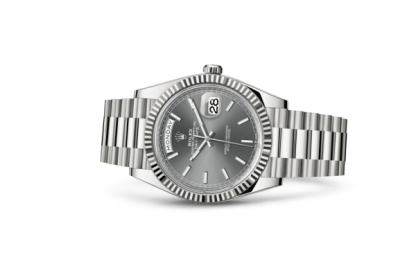 Replica Rolex Day-Date 40 Oyster 40 mm oro bianco 228239 - immagine 2