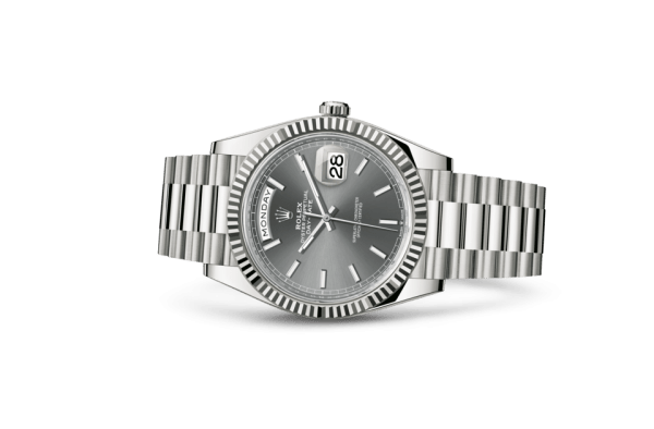 Replica Rolex Day-Date 40 Oyster 40 mm oro bianco 228239 - immagine 2