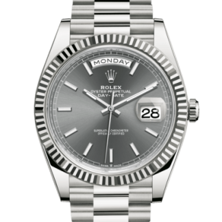 Replica Rolex Day-Date 40 Oyster 40 mm oro bianco 228239