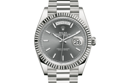 Replica Rolex Day-Date 40 Oyster 40 mm oro bianco 228239