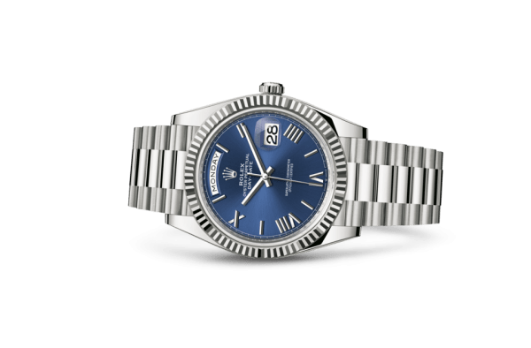 Replica Rolex Day-Date 40 Oyster 40 mm oro bianco 228239 - immagine 2