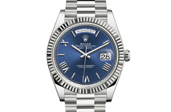 Replica Rolex Day-Date 40 Oyster 40 mm oro bianco 228239