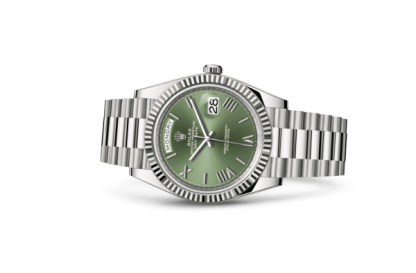 Replica Rolex Day-Date 40 Oyster 40 mm oro bianco 228239 - immagine 2