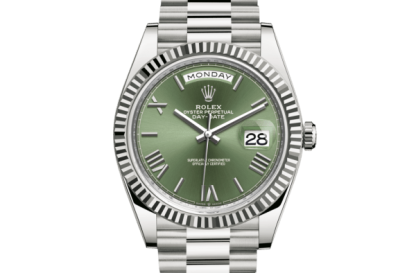 Replica Rolex Day-Date 40 Oyster 40 mm oro bianco 228239