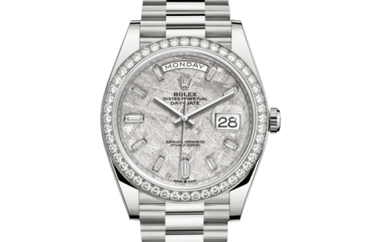 Replica Rolex Day-Date 40 Oyster 40 mm oro bianco e diamanti 228349RBR