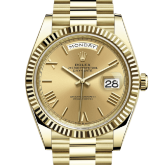 Replica Rolex Day-Date 40 Oyster 40 mm oro giallo 228238
