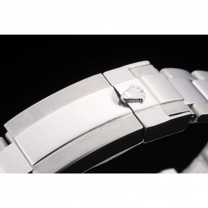Replica Rolex Daytona Cosmograph Arcobaleno Cristalli Lunetta Inox Cinturino Ripido Quadrante Nero 80250 - immagine 6
