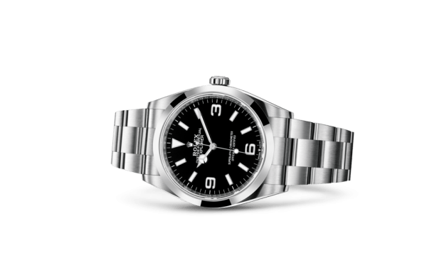Replica Rolex Explorer Oyster 36 mm Oystersteel 124270 - immagine 2