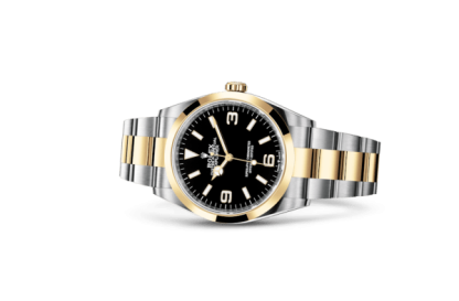Replica Rolex Explorer Oyster 36 mm Oystersteel e oro giallo 124273 - immagine 2