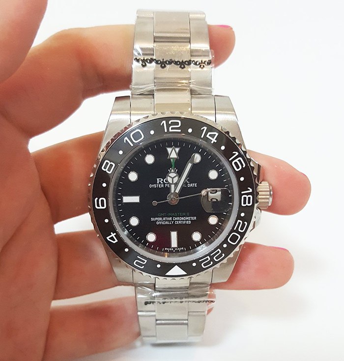 Replica Rolex GMT Master II Nero 116710 - immagine 6