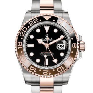 Replica Rolex GMT-Master II Oyster 40 mm Oystersteel e oro Everose 126711CHNR