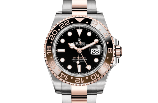 Replica Rolex GMT-Master II Oyster 40 mm Oystersteel e oro Everose 126711CHNR