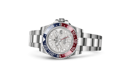 Replica Rolex GMT-Master II Oyster 40 mm oro bianco 126719BLRO - immagine 2