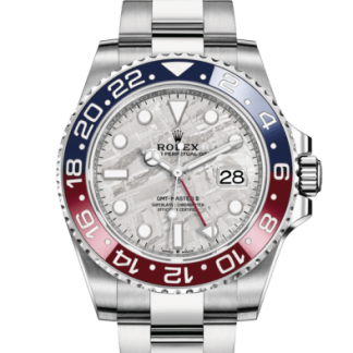 Replica Rolex GMT-Master II Oyster 40 mm oro bianco 126719BLRO