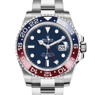 Replica Rolex GMT-Master II Oyster 40 mm oro bianco 126719BLRO