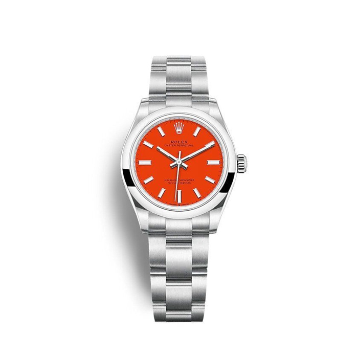 Replica Rolex Oyster Perpetual 31mm Rosso Corallo