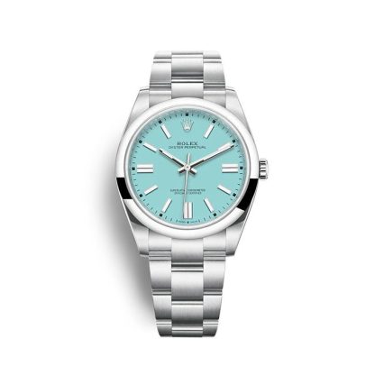 Replica Rolex Oyster Perpetual 41mm Turchese blu