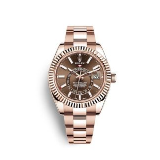 Replica Rolex Sky-Dweller 326935 Cioccolato