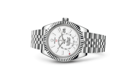 Replica Rolex Sky-Dweller Oyster 42 mm Oystersteel e oro bianco 326934 - immagine 2