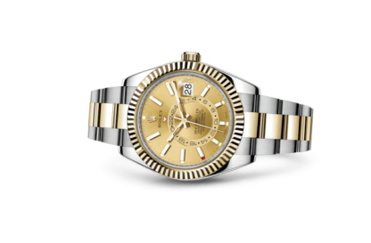Replica Rolex Sky-Dweller Oyster 42 mm Oystersteel e oro giallo 326933 - immagine 2