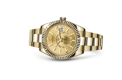Replica Rolex Sky-Dweller Oyster 42 mm oro giallo 326938 - immagine 2