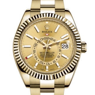 Replica Rolex Sky-Dweller Oyster 42 mm oro giallo 326938