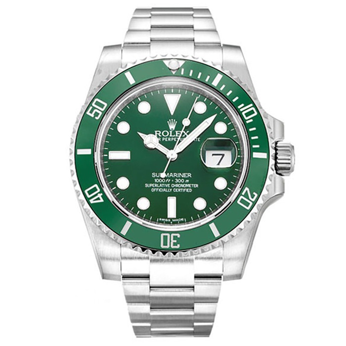 Replica Rolex Submariner Quadrante Verde 116610LV Hulk