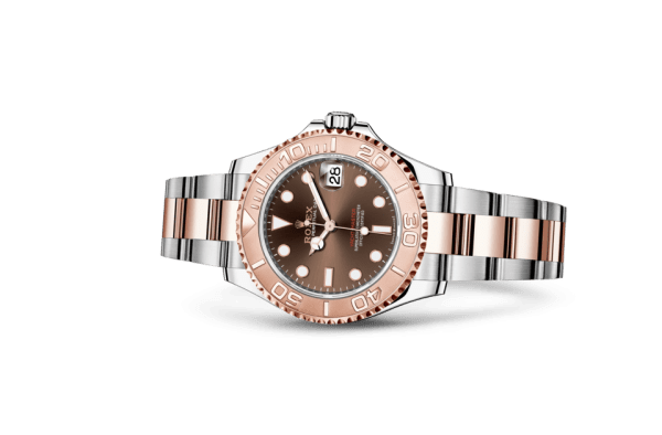 Replica Rolex Yacht-Master 37 Oyster 37 mm Oystersteel e oro Everose 268621 - immagine 2
