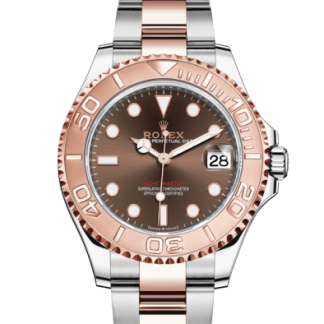 Replica Rolex Yacht-Master 37 Oyster 37 mm Oystersteel e oro Everose 268621