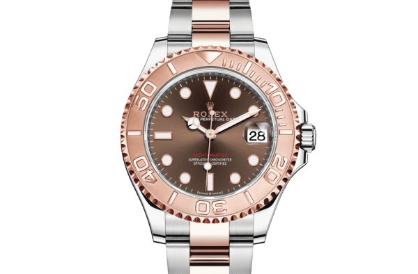 Replica Rolex Yacht-Master 37 Oyster 37 mm Oystersteel e oro Everose 268621
