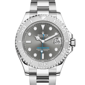 Replica Rolex Yacht-Master 37 Oyster 37 mm Oystersteel e platino 268622