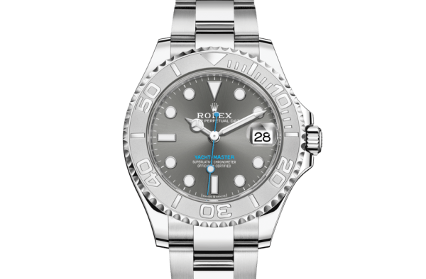 Replica Rolex Yacht-Master 37 Oyster 37 mm Oystersteel e platino 268622